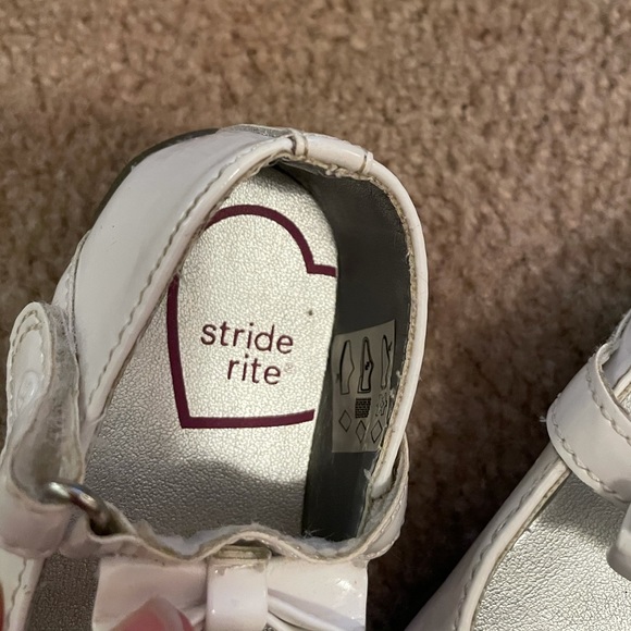 Stride Rite Mirren Toddler size 4 White patent leather dress shoes - Picture 4 of 8